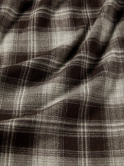 Women's Commuter Contrast-Color Plaid Long-Sleeve Shirt