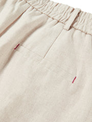 Women's Casual Linen Pleated Shorts