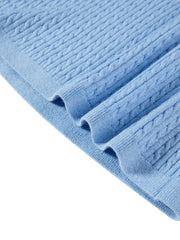 Women's Commuter Cable-Knit Short-Sleeve Sweater