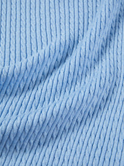 Women's Commuter Cable-Knit Short-Sleeve Sweater
