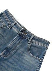 Women's Casual High-Stretch Straight-Leg Jeans