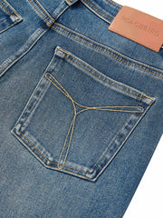 Women's Casual High-Stretch Straight-Leg Jeans