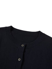 Women's Commuter Wool-Blend Faux Two-Piece Knit Cardigan