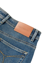 Women's Casual High-Stretch Straight-Leg Jeans