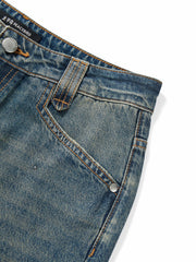 Women's Casual Sparkle Square-Crystal Jeans