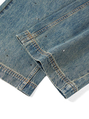 Women's Casual Sparkle Square-Crystal Jeans