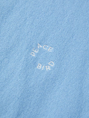 Women's Commuter Wool-Blend Cropped Blue Knit Cardigan