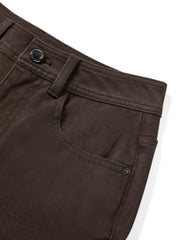 Women's Casual Brown Flare Jeans