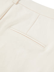 Women's Casual High-Rise Self-Tie Belt Curved-Leg Pants