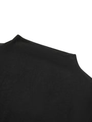 Women's Elegant Black Knit Mermaid Base Skirt