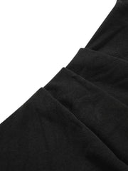 Women's Elegant Black Knit Mermaid Base Skirt