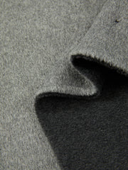 Men's Commuter Stand-Collar Wool-Blend Double-Face Coat
