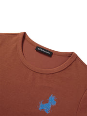 Women's Sequin-Embroidered Cropped T-Shirt
