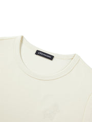 Women's Sequin-Embroidered Cropped T-Shirt