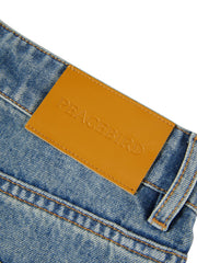 Women's Casual Wide Leg Cropped Straight Jeans