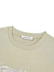Women's Casual Lace-Spliced Long-Sleeve T-Shirt