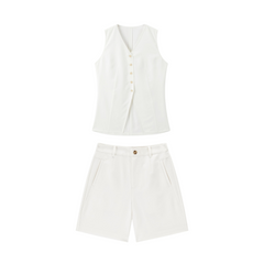 Women's Minimal Vest and Shorts Set