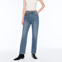 Women's High Waist Straight Pant