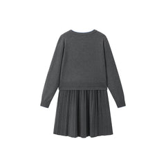Women's Cardigan and Dress Two-Piece Set