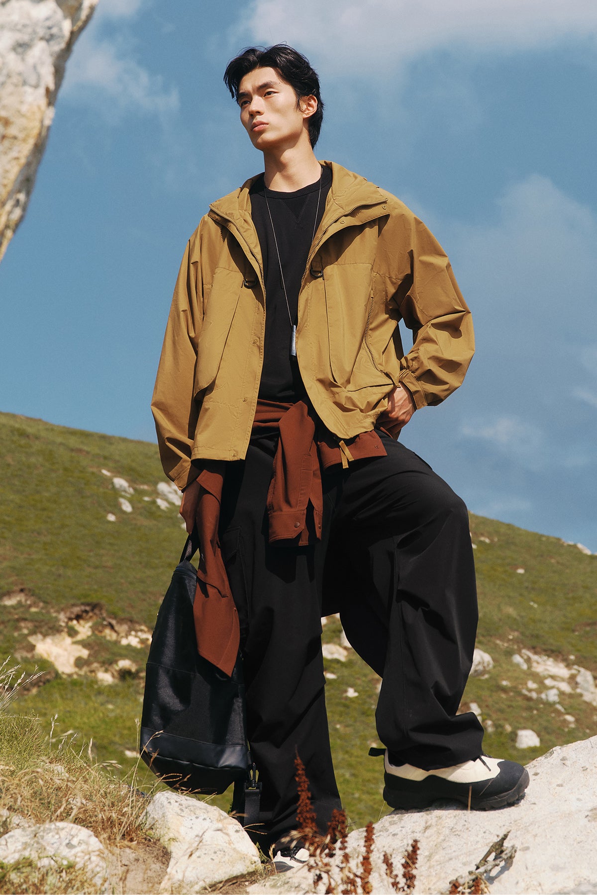 Men's Outdoor Oversized Hooded Jacket