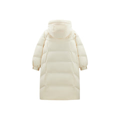 Women's Puff Sleeve Long Down Coat