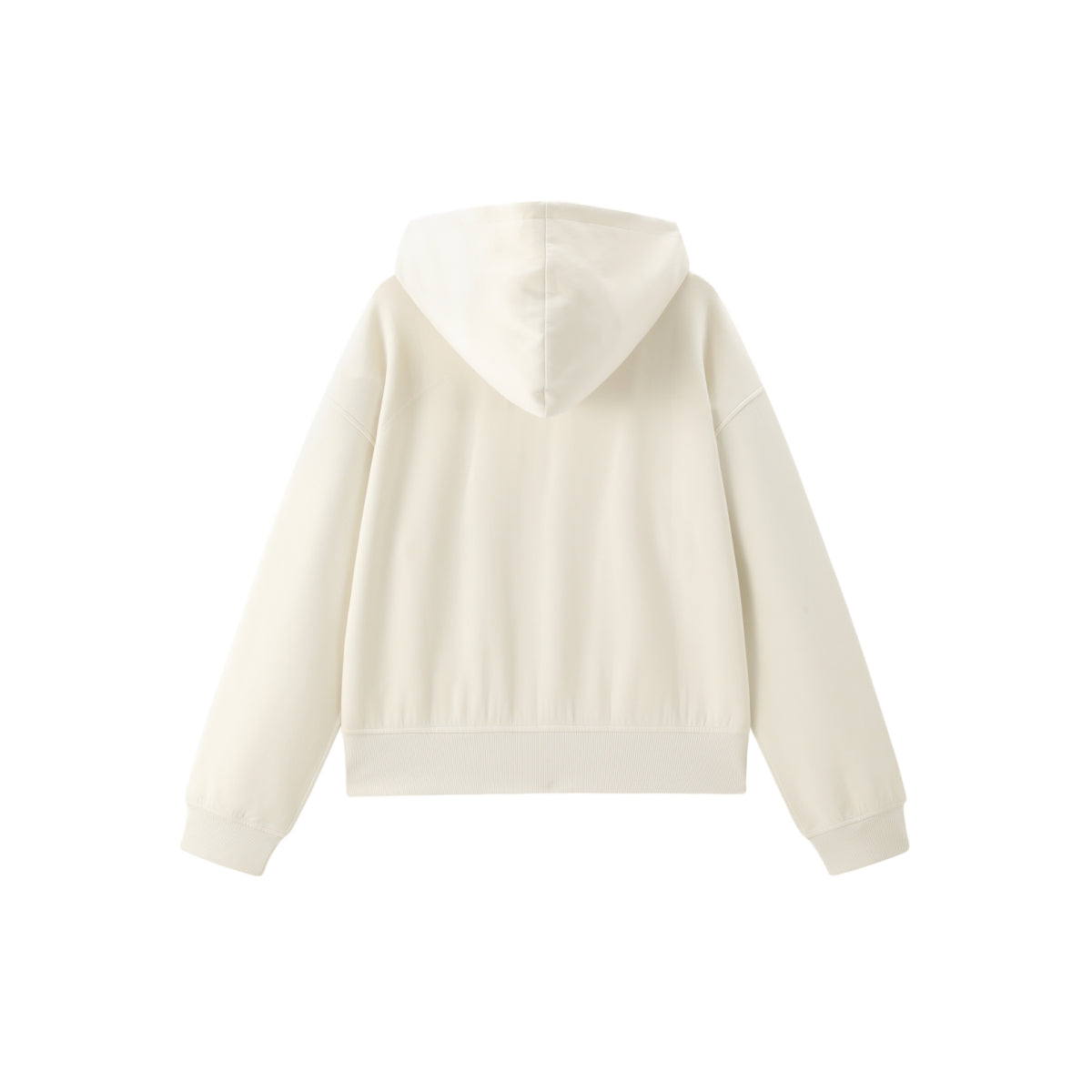 Women's Short Hooded Sweatshirt Jacket