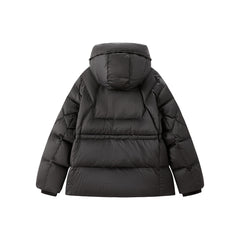 Women's Diamond-Quilted Drawstring Puffer Jacket