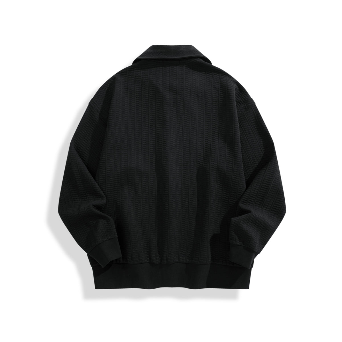 Men's Allover Jacquard Pullover Sweatshirt