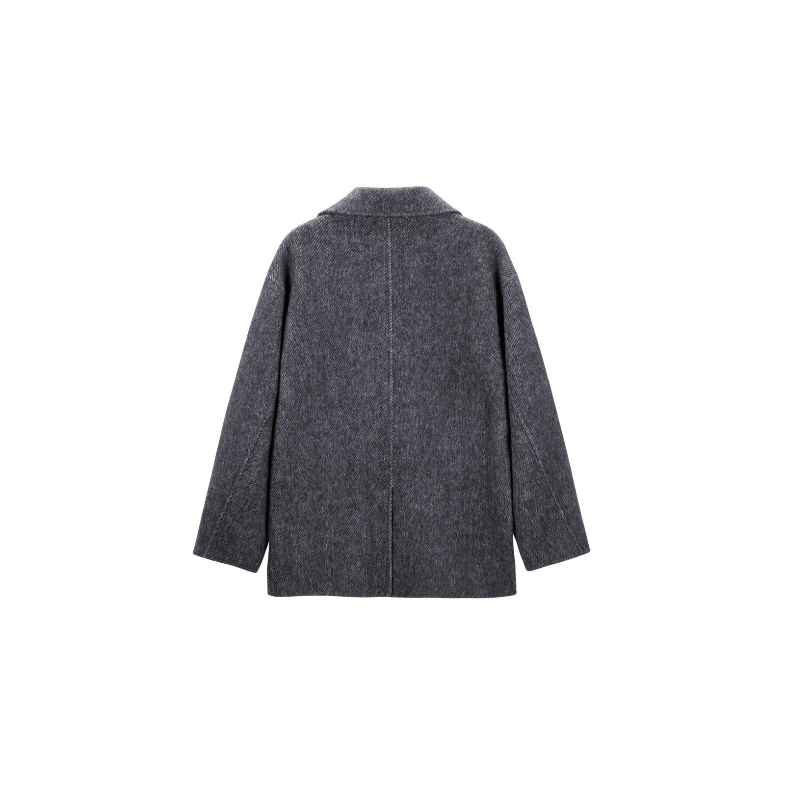 Men's Double-Breasted Wool Coat