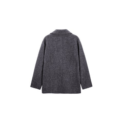 Men's Double-Breasted Wool Coat