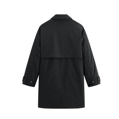 Men's Trench-Style Mid-Length Down Coat