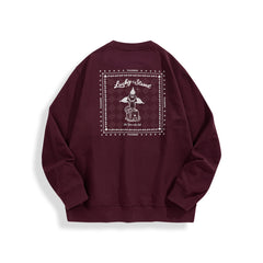 Men's Cotton Embroidered Graphic Sweatshirt