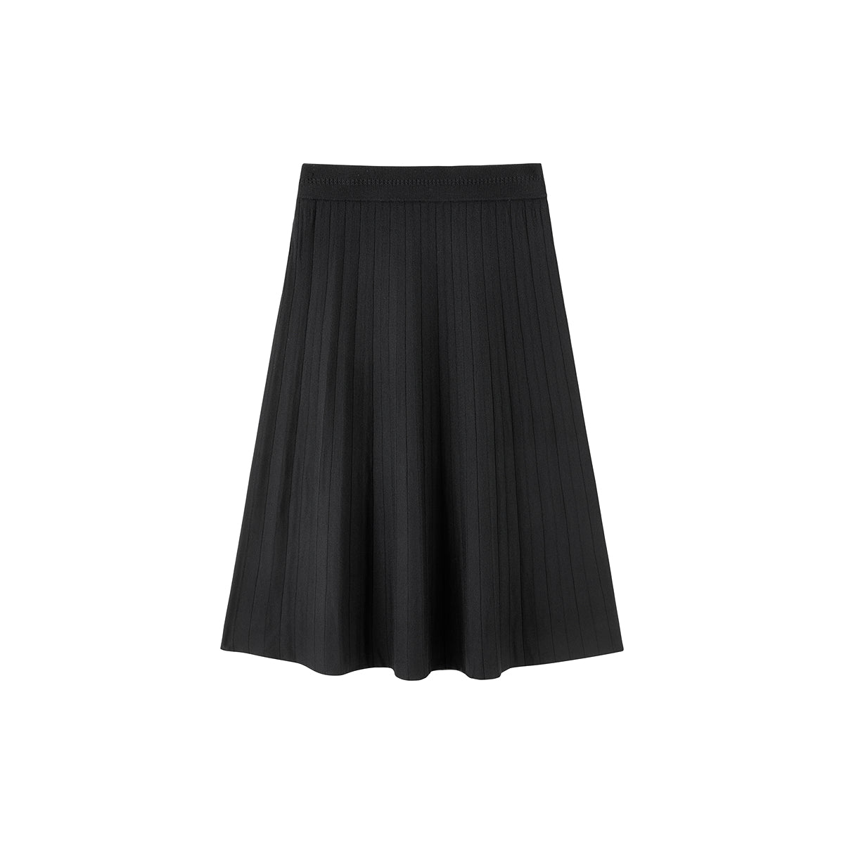 Women's High Waist Midi Knit Skirts