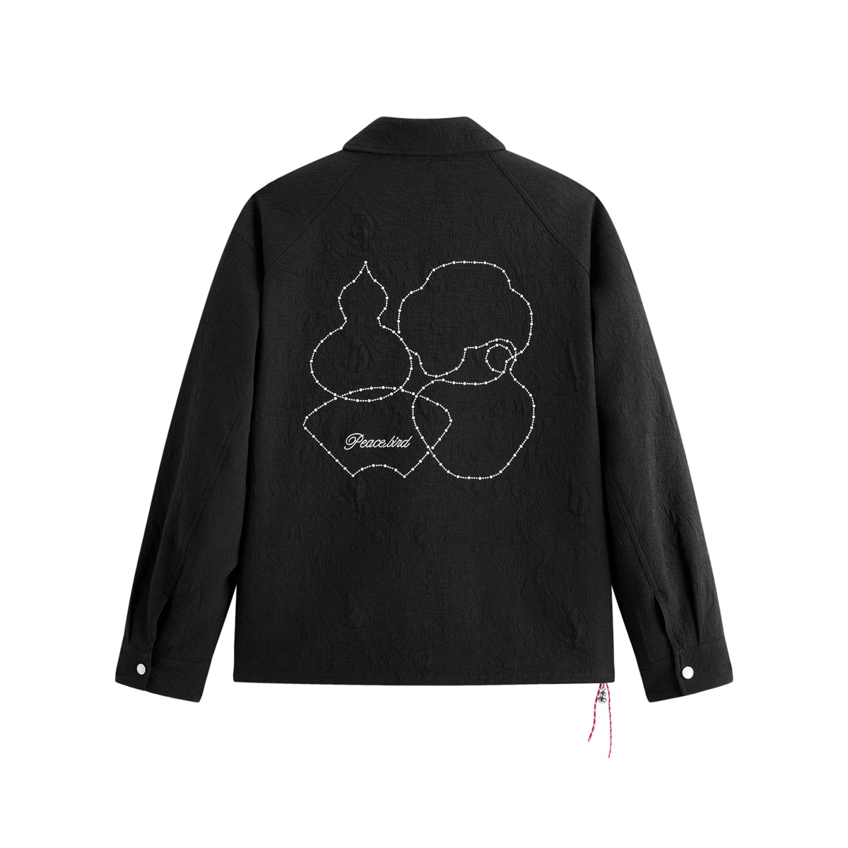 Men's Textured Jacquard Padded Jacket