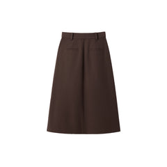 Women's Pleated A Line Midi Skirt