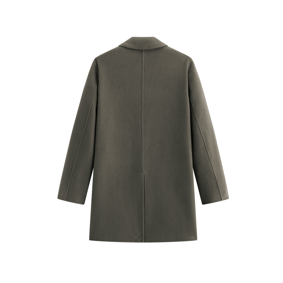 Men's Wool-Blend Notched-Lapel Coat