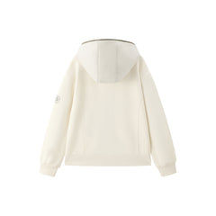 Women's Soft Hooded Jacket with Down-Filled Hood