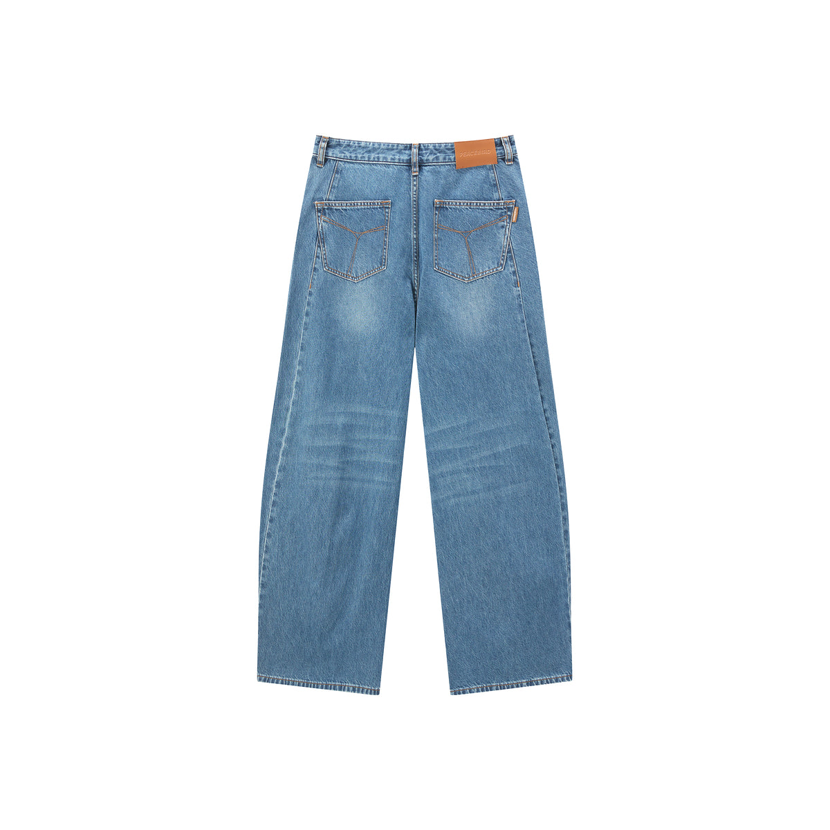 Women's Washed Banana-Leg Jeans