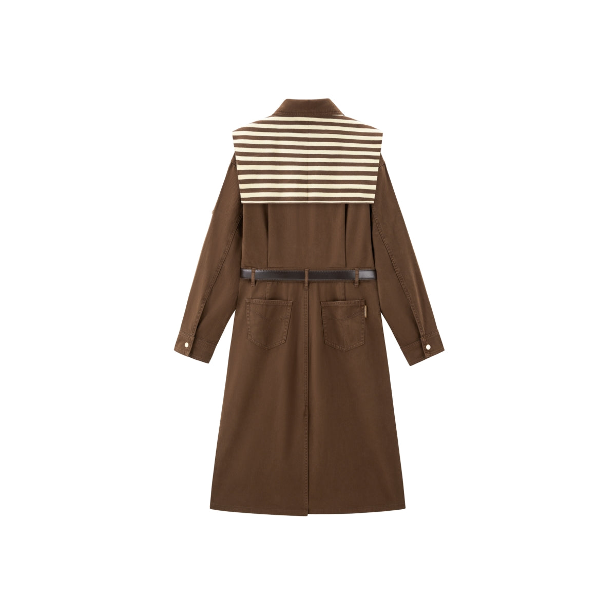 Women's Safari-Style Utility Dress with Belt