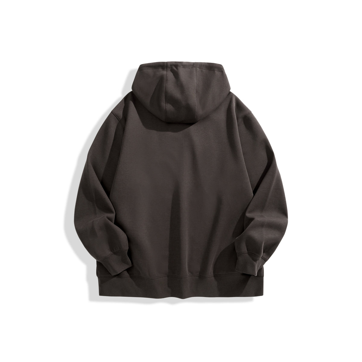 Men's Plaid Panel Zip-Up Hoodie