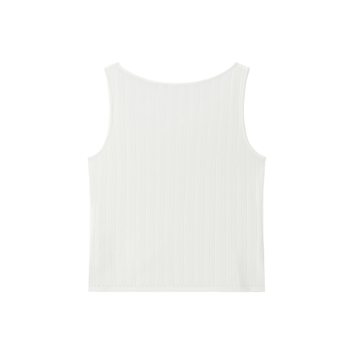 Women's Asymmetric Slit Knit Tank