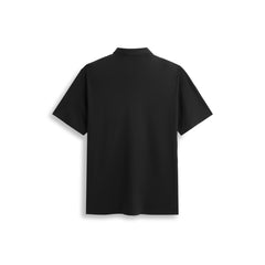 Men's Polo Shirt with Bonded Letter Print