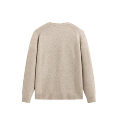 Men's Solid Raglan-Sleeve Sweater