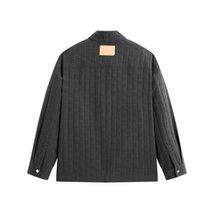 Men's Allover Textured Jacquard Shirt