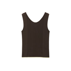 Women's V-Neck Jacquard Embroidered Tank Top
