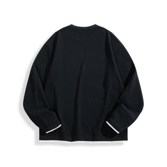 Men's Layered-Look Embroidered Waffle T-Shirt