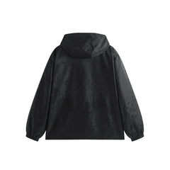 Men's Tonal Jacquard Hooded Jacket