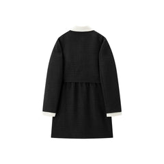 Women's Layered-Look Tweed Sequin Dress