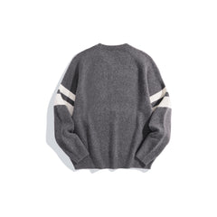 Men's Striped Jacquard Pullover