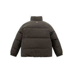 Men's Brown Short Puffer Jacket